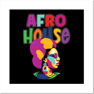 Afro House Music All Night Long Posters and Art